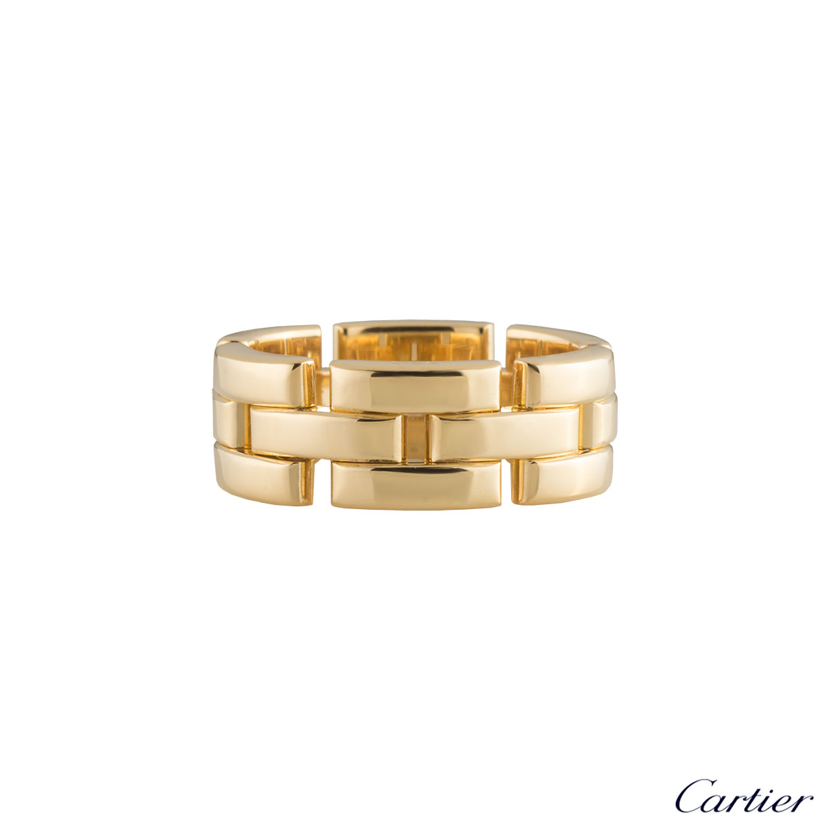 Cartier Yellow Gold Maillon Panthere Ring | Rich Diamonds